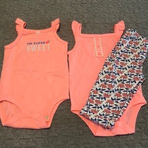 3 piece EUC Carters set 9 months